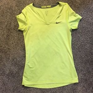 Nike pro short sleeve top.